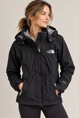 The North Face Varius Guide Jacket Women XS Black HyVent Waterproof Shell